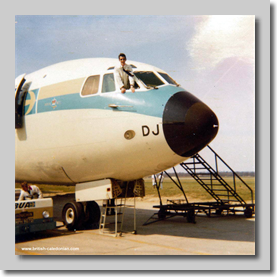 Mick Morgan in VC10 G-ATDJ